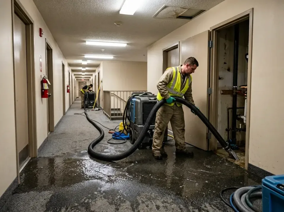 multi-unit-apartment-hallway-f-005 — frequently asked questions, Emergency Burst Pipe Water Extraction & Removal in Abbotsfo…